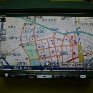 ⑪最新！！ パイオニア 地デジチューナー内蔵 HDD楽ナビ AVIC-HRZ088 2019年度版地図＋2019年度オービスマップ⑪