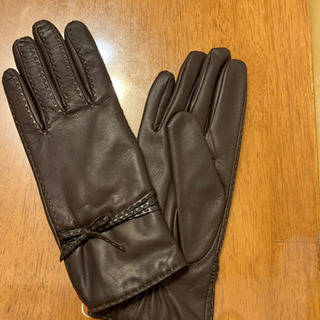 ちょっと訳あり、レディース高級ラム革手袋