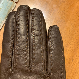 ちょっと訳あり、レディース高級ラム革手袋の画像