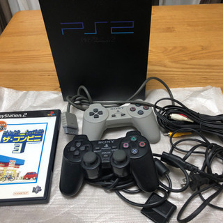 プレイステーション２　ＰＳ２　本体、コントローラー、コード