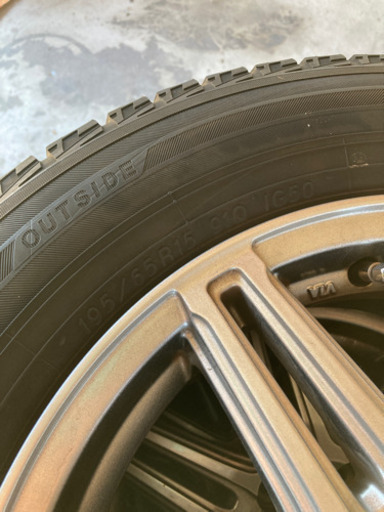 195/65R15 スタッドレス アルミホイール付き ヨコハマタイヤ 15インチ sibilla next z7 アイスガード