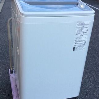 【RKGSE-400】年末特価！Panasonic/10kg/全自動洗濯機/NA-FA100H7/中古/2019年製/当社より近隣地域無料配達