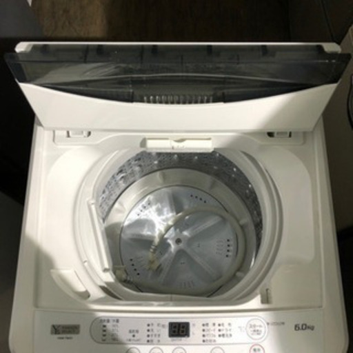 [重] S1201-103 美品！早い者勝ち！ヤマダ電機洗濯機　YWM-T60G1 2020年製　6kg②