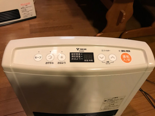 （取引中）リンナイガスファンヒーター　10畳用　都市ガス　値下げしました