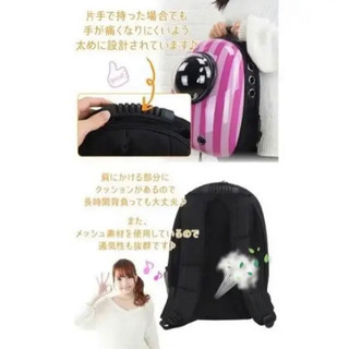 猫　犬　キャリーバッグ　ペットリュック　新品の画像