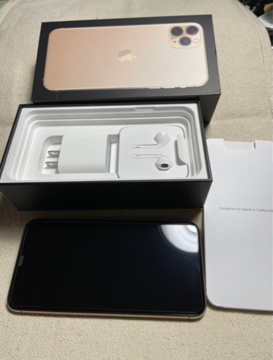 【取引終了】iPhone 11 Pro Max ゴールド512 GB SIMフリー