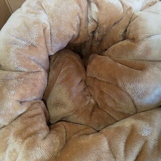 あったか敷きパッド あしもとポケット付き ベージュ 100×205の画像