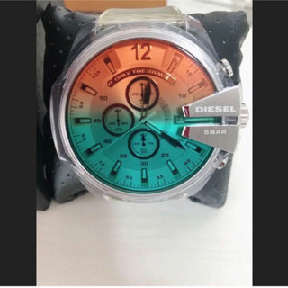 美品！【DIESEL】 メガチーフ DZ-4515 メンズ クオーツ