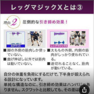 【お譲りします】簡単脚やせ！レッグマジックXの画像