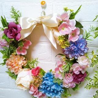 花リース№6✾光触媒✾　花鳥風月  お値下げ！の画像