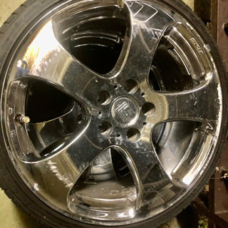 ホイール ワーク メッキ 18インチ 2本の画像