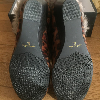 レオパードショートブーツの画像