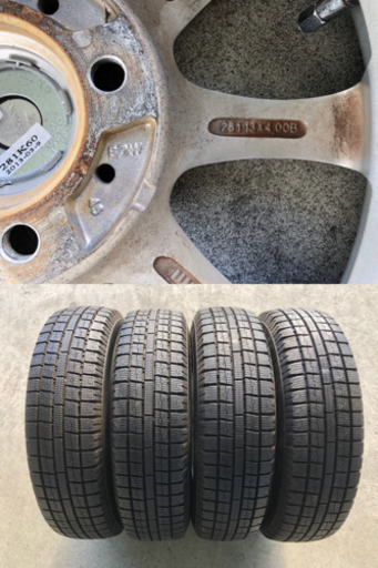 145/80R13     冬タイヤ  アルミセット