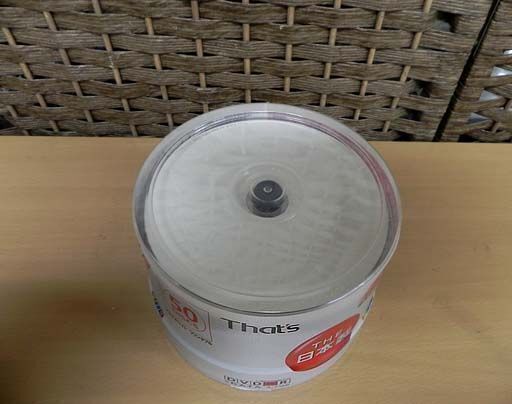 保管未開封品 日本製 That's データ用DVD-R 4.7GB 50枚入り DR-47AWWY50BN 16倍速 太陽誘電 ☆ P