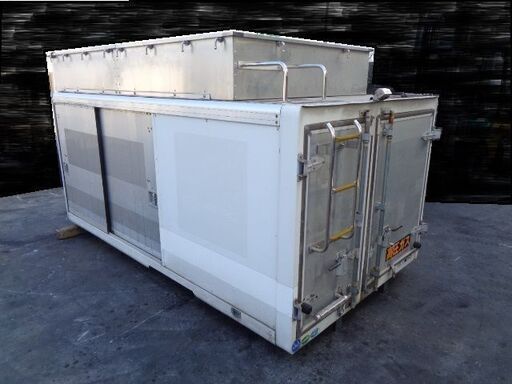 トラックコンテナ 箱 3030x1680x1650 冷凍冷蔵 倉庫 物置 ガレージ 愛媛より