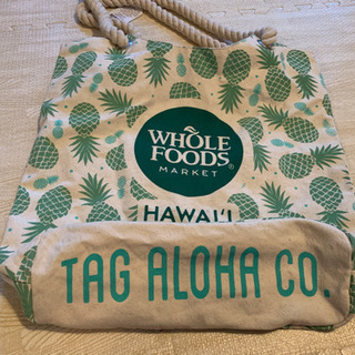ホールフーズエコバッグ☆TAG ALOHA CO ☆新品未使用の画像