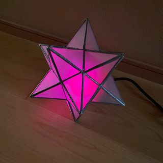 ステンドグラス　星型ライト
