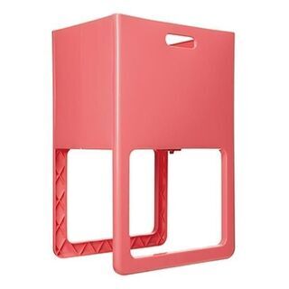 値下げ　3セット　新品未使用　折りたたみ 脚付　おしゃれ　北欧　バスケット  ピンク（ 洗濯かご 脱衣かご ランドリーボックス 洗濯物入れ 脚付き 収納 持ち運び バスケットの画像