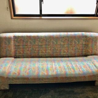 ソファーベッドにもなるソファー