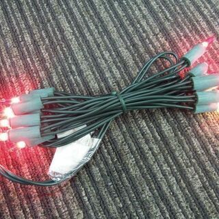 LED デザイン クリスマスツリー ブラック×パープル グリーン×レッド・カラフル 135cm 2点 ドウシシャ【A12D05】  の画像