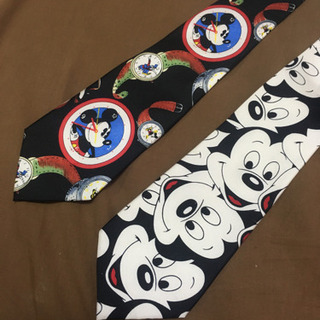 ディズニー 【ミッキーマウス】ぬいぐるみ ネクタイ【101匹わんちゃん】置物の画像