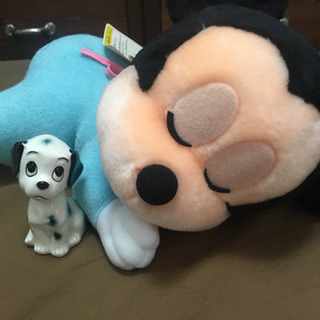ディズニー 【ミッキーマウス】ぬいぐるみ ネクタイ【101匹わんちゃん】置物の画像