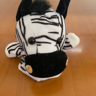 シマウマパペット(ぬいぐるみ)