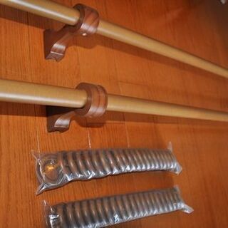 【1月限定】★神戸市内 無料配送★【格安美品】ニトリ★木製カーテ...