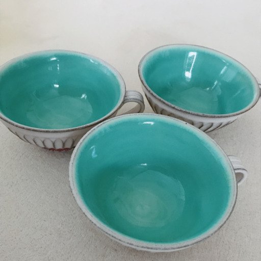 ターコイズコーヒーカップset