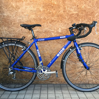GIOS ジオス PURE DROP アルミロードバイク リアキャリア付き