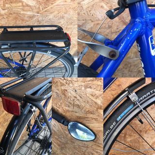 GIOS ジオス PURE DROP アルミロードバイク リアキャリア付き