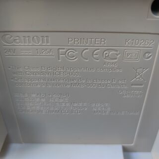 キヤノン　プリンター　ジャンク品 K10262の画像