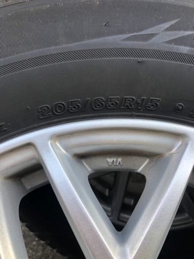 これからの季節にブリヂストン/ブリザックVRX2スタッドレスアルミホイール付き！205/65r/15ステップワゴン など