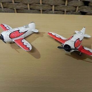 ヴィンテージ ダイキャスト NR2100 GEE BEE A135 ジービー 飛行機 2機セット ☆ PayPay(ペイペイ)決済可能 ☆ 札幌市 白石区 東札幌 アウトレットモノハウス白石店の画像
