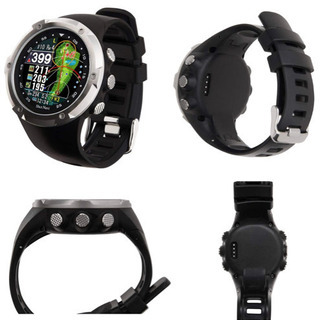 ゴルフ距離測定器　ショットナビ エボルブ W1 Evolve BK (SN-EV-B) ショットナビ至上最高傑作 みちびき L1S 高精度 距離計 時計 GPS ナビ Shot Naviの画像