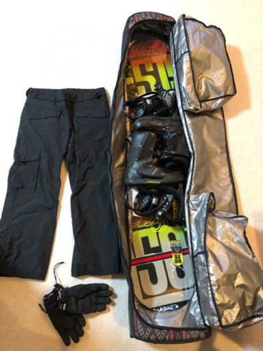 K2 5150美品スノーボード5点セット(ケース付き)