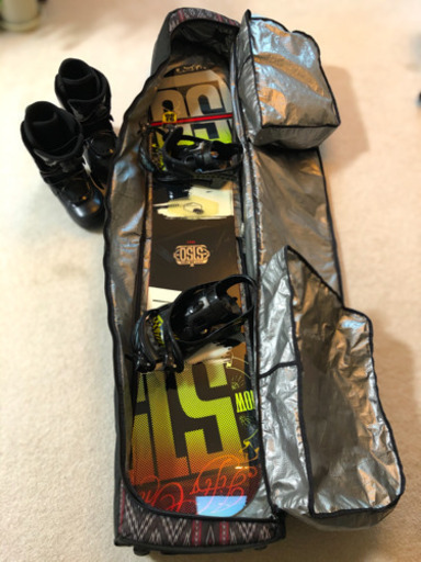 K2 5150美品スノーボード5点セット(ケース付き)