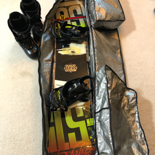 K2 5150美品スノーボード5点セット(ケース付き)