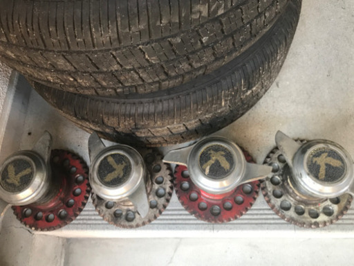 ワイヤーホイール タイヤ付き