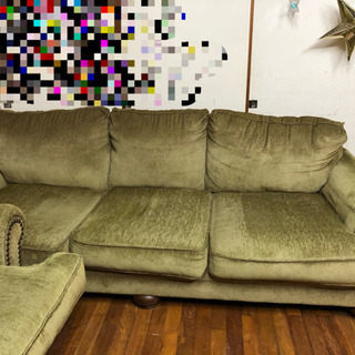 外国製ソファ　セットの画像