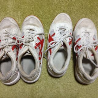 運動靴 シューズ スニーカー 女の子用 2セットの画像