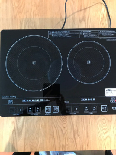 お取引中　IHヒーター　クッキングヒーター EIH-1470-B＋設置スタンド