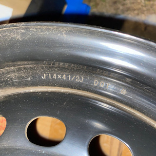 ホンダ純正N-BOX用スチールホイールとホイールキャップ4個の画像