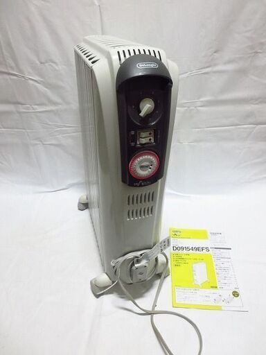 美品。デロンギ ドラゴン3 オイルヒーター D091549EFS DeLonghi