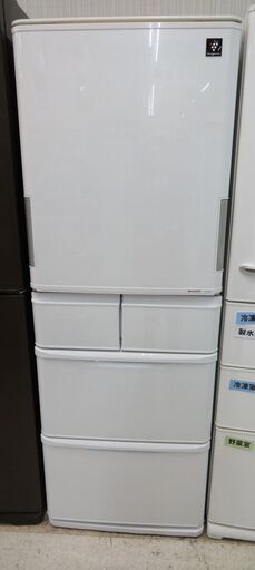 SHARP/シャープ 5ドア冷蔵庫 384L SJ-PW38X-W 2013年製 ホワイト【ユーズドユーズ名古屋天白店】 J471