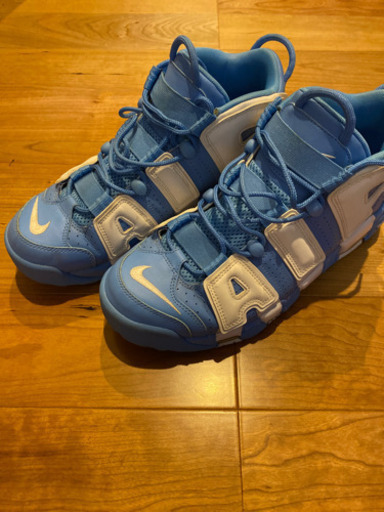 スニーカー NIKE AIR MORE UPTEMPO UNIVERSITY BLUE/WHITE