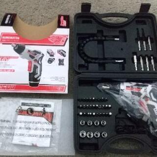 超美品☆電動ドライバー/電動ドリル 44本ビット/USB充電