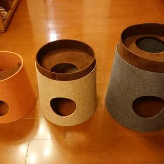 【無料】キャットタワー（筒形）差し上げますの画像