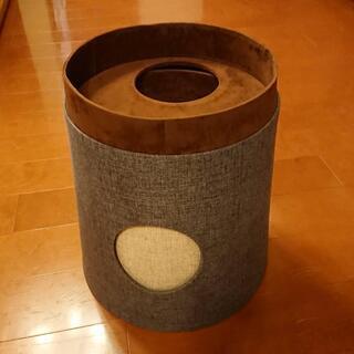 【無料】キャットタワー（筒形）差し上げますの画像
