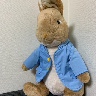 大きなピーターラビットのぬいぐるみ　美品 身長60センチ